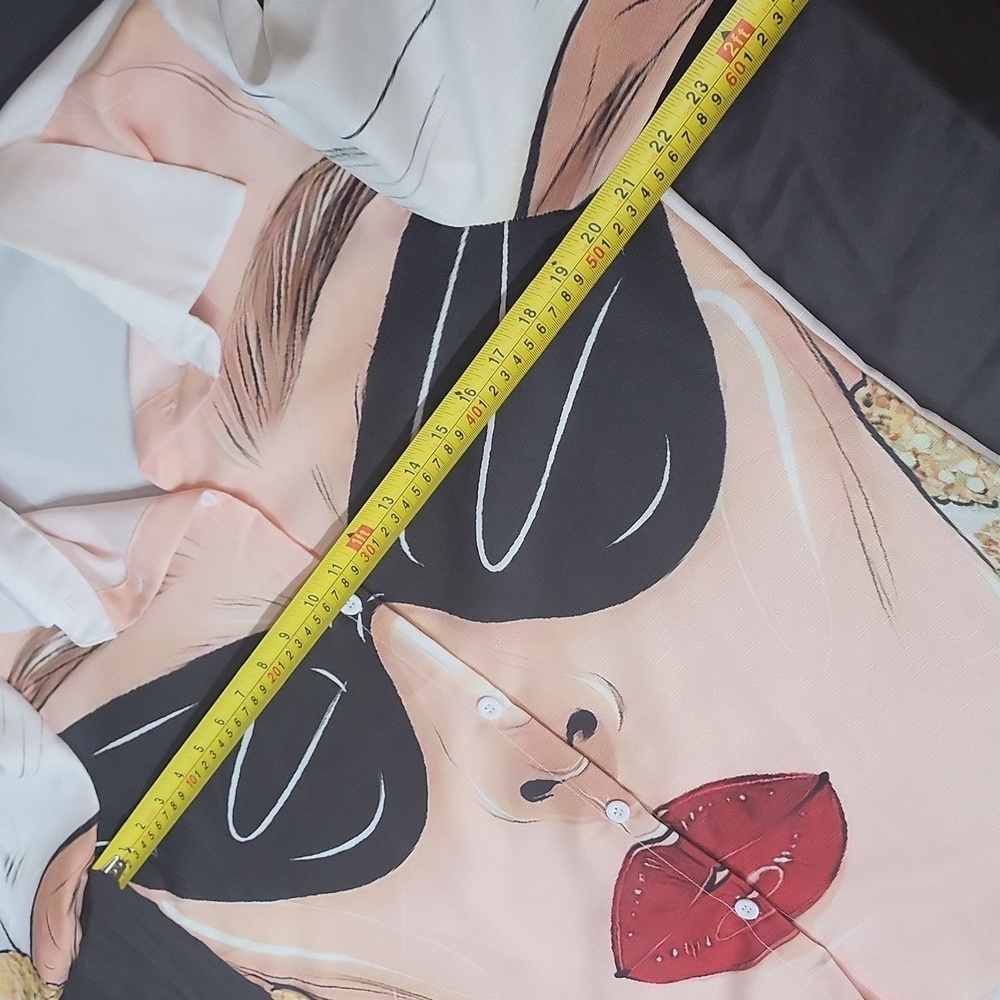 Button Down Printed Top - Picture 7 of 9